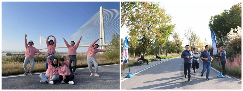 晶天建设举办 “漫跑江心洲”员工团建活动(图3) 晶天建设举办 “漫跑江心洲”员工团建活动(图3)